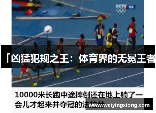「凶猛犯规之王：体育界的无冕王者」